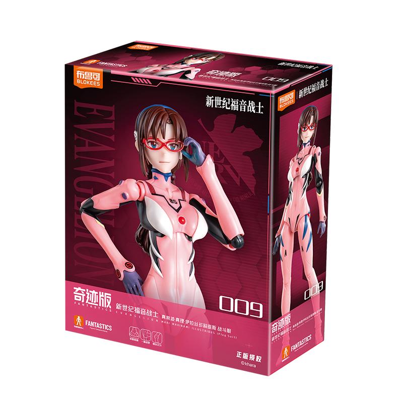 Blokees Rei Ayanami NEON GENESIS EVANGELION Battledress Action Figures Model Miracle Edition Anime Cockpit Assembly Toy Gift Box