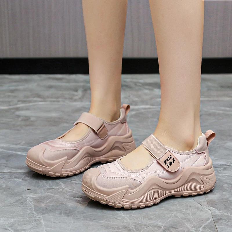Мода 2025 Лето Новые Женские Повседневные Противоскользящие Низкие Слипоны Модные Кроссовки Модные Удобные Балетки на Низком Каблуке Zapatos Mujer
