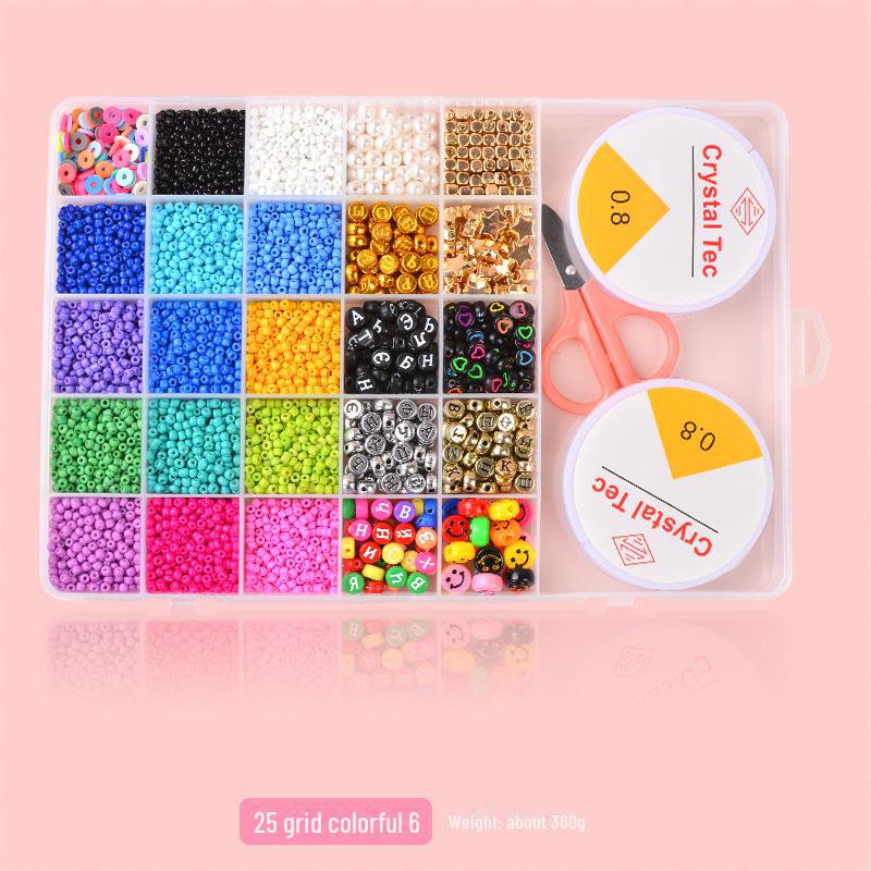 Набор из 25 бусин из полимерной глины для самостоятельного изготовления украшений