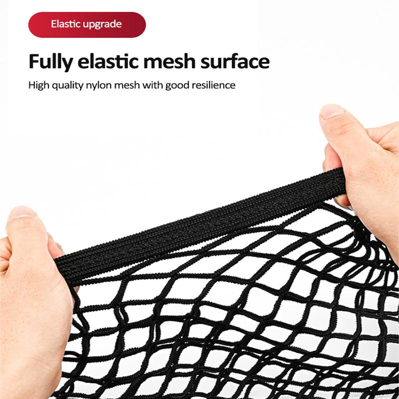 Car Trunk Net For Suzuki Jimny Sierra 2018~2024 JB64W JB74W Wear-resistant Nylon Elastic Storage Nets Accessories 2019 2020 2021