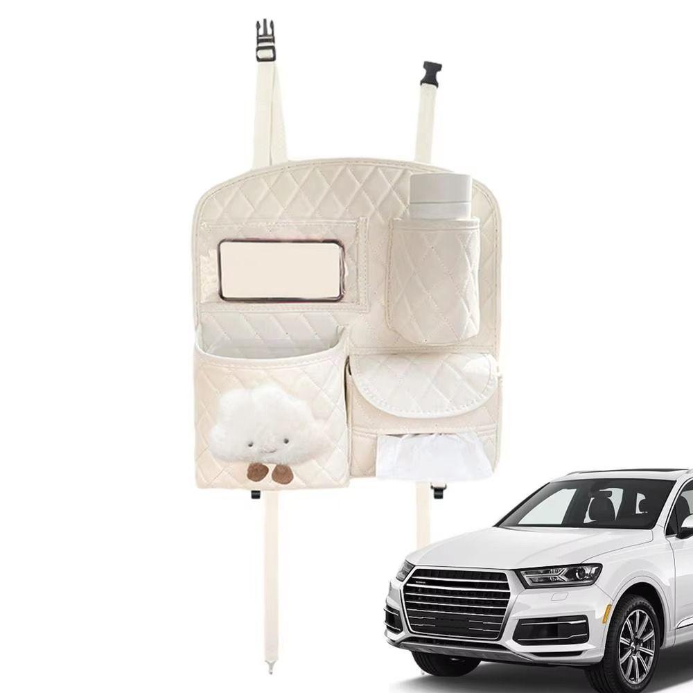 Бытовой органайзер для автомобильного сиденья с несколькими карманами Органайзер для заднего сиденья автомобиля Держатель для документов в машину Автомобильные принадлежности