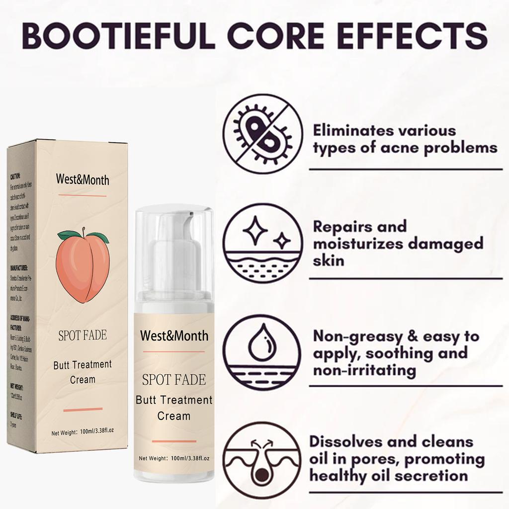 2023 Skin Care Body Fashion Care Health Hip Care Cream Relieves Rough and Itchy Buttocks Gently Nourishes and Moisturizes The Skin