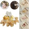 10Pcs Cute Elastic Rubber Band Sweet Bows Flower Headdress Scrunchies Hair Rope