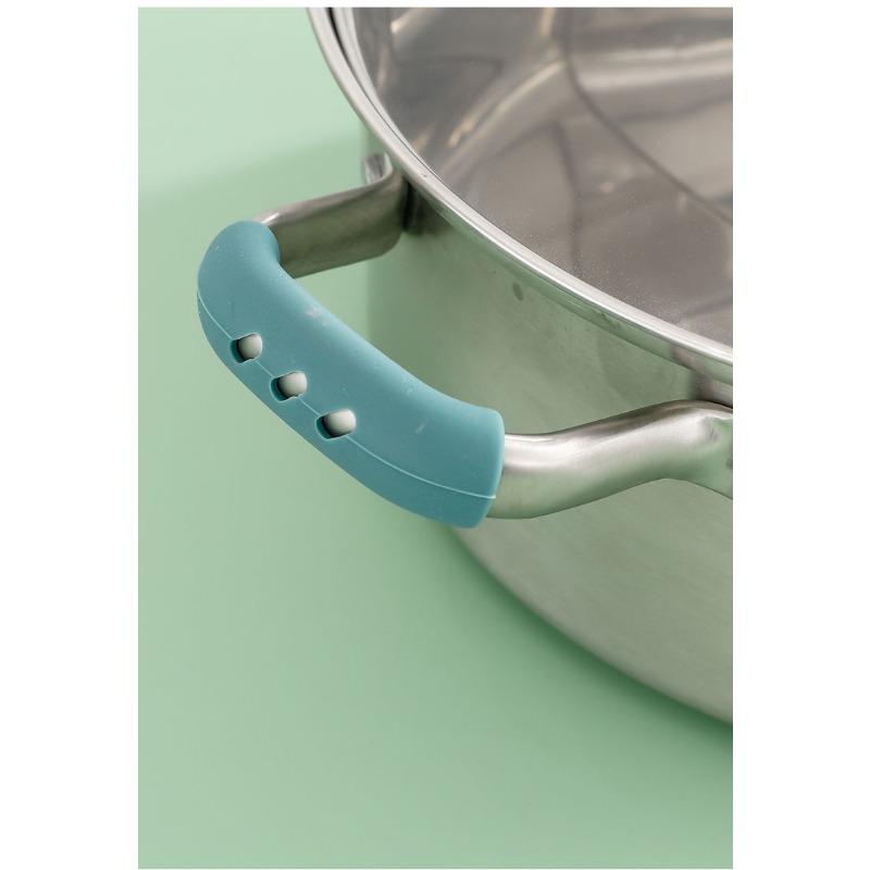 Silicone Pan Handle Anti-scalding Sleeve, Iron Pot Ear Anti-scalding Handle, Multi-function Wok Handle Sleeve, Universal Heat Insulation Pan Ear Tip