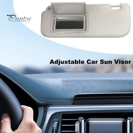 Car Front Left Right Sun Visor Panel with Makeup Mirror UV Resistant Heat Insulation Sun Visor Replacement for Toyota Corolla