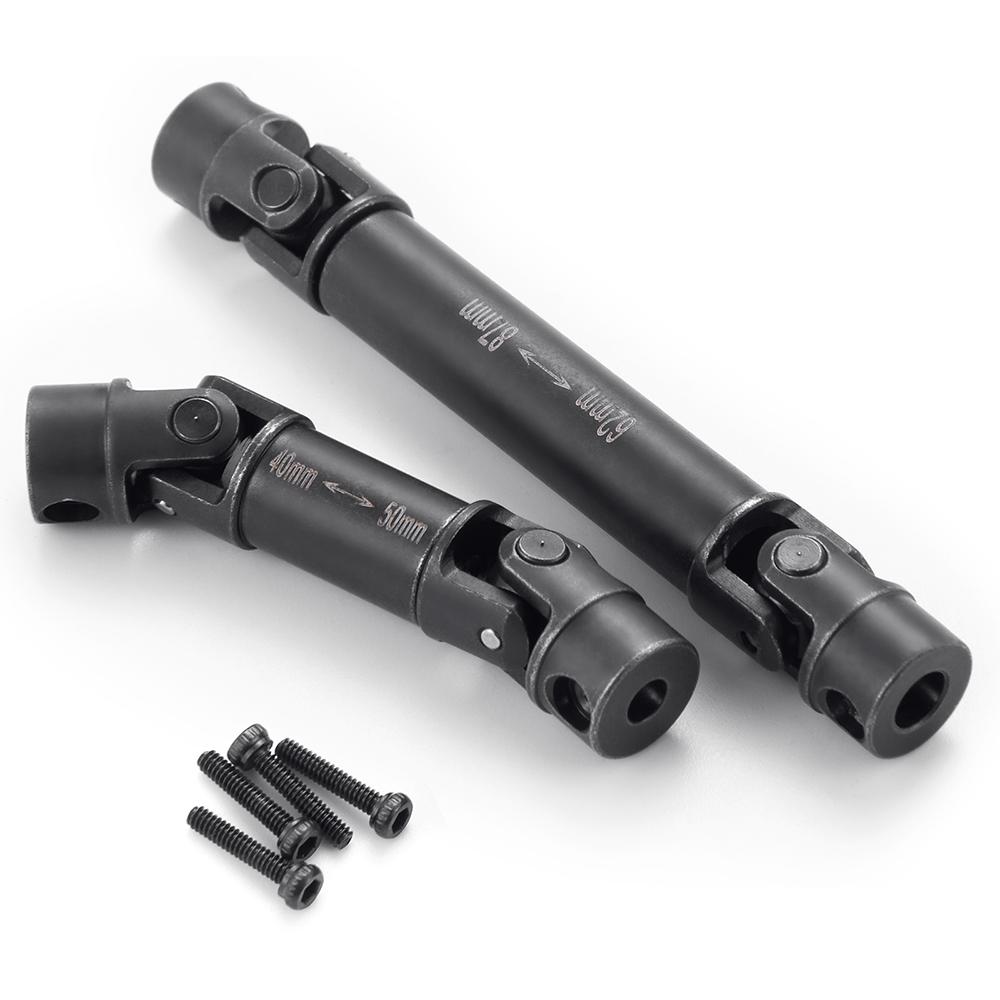 YEAHRUN Steel CVD Drive Shafts Chassis Center Driveshaft for 1/18 RC Crawler Car TRX4M K10 F150 High Trail Upgrade Parts