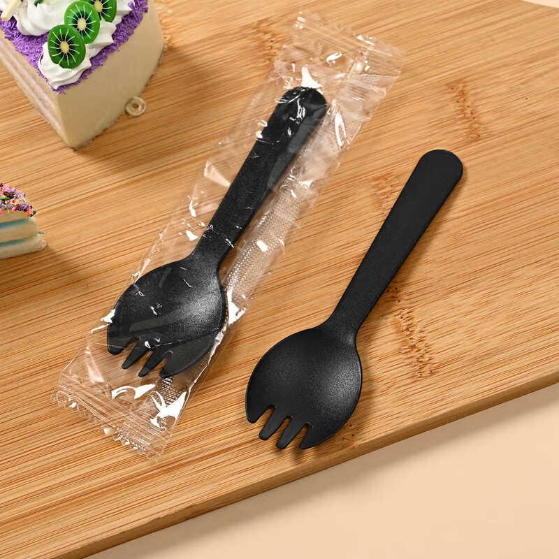 Individually Wrapped Disposable Plastic Sporks