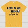Life Is An RPG Cotton Summer Casual Cool Loose T-Shirt