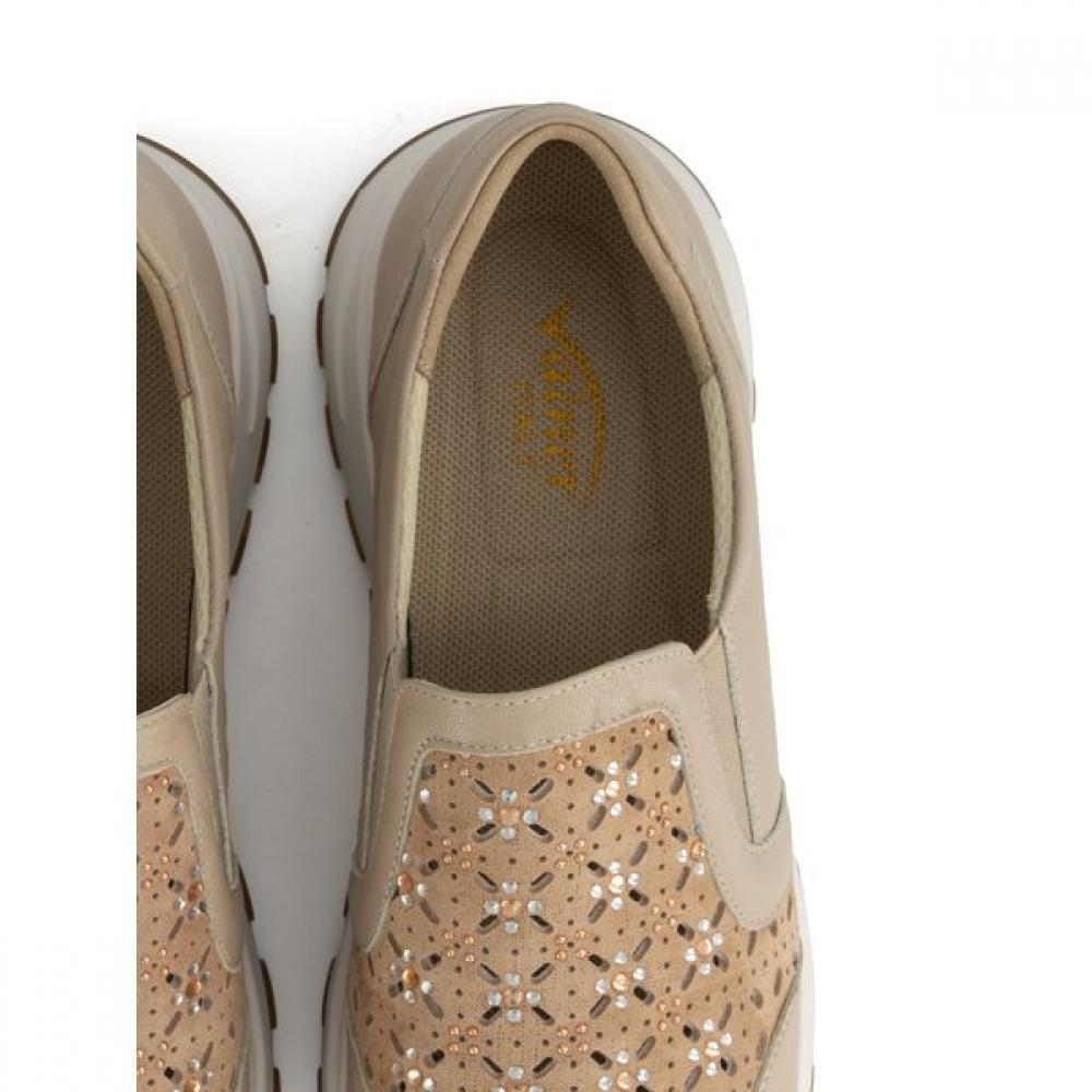 Vainer Women Comfort Shoes Beige 171a