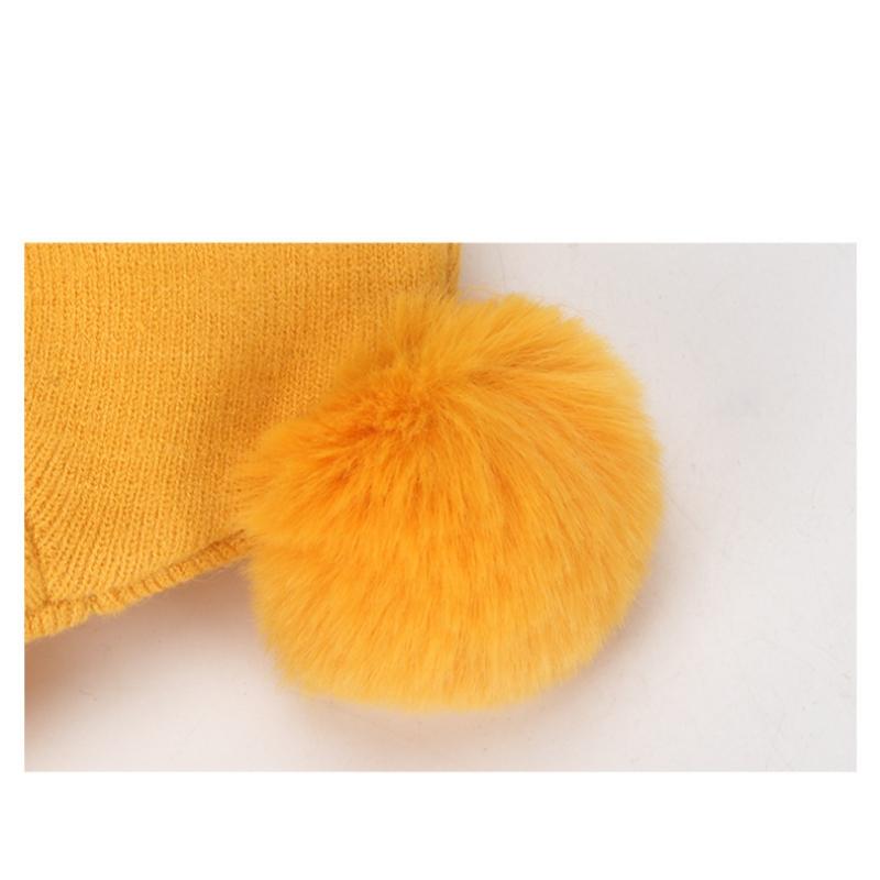 NORTHWOOD One Set Autumn Winter Baby Knitted Hat Newborn Baby Child Warm Woolen Hat Double Layer Thin Line Hat