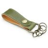 ABIES Tochigi Leather Key Made In Cowhide Green Ring, Japan, Leather,