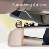 Cute Cartoon Car Interior Decoration Funny Little Ghost Car Center Console Rearview Mirror Decoration Car Accessories Gifts