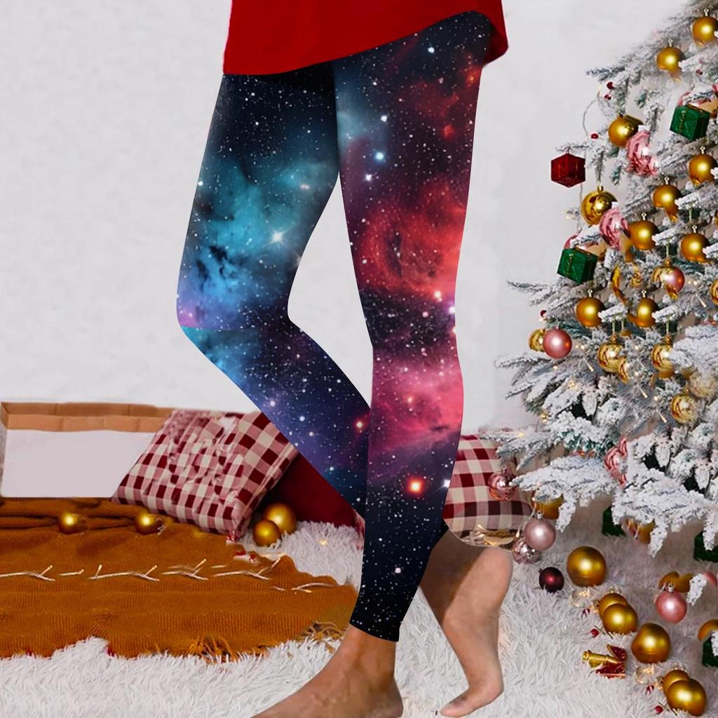 Женские модные уличные штаны Astral Printed Slim Fit Stretch Yoga Casual
