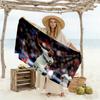 Football Player Victory Beach Towel Soft Durable Quick-Dry Comfortable Lightweight