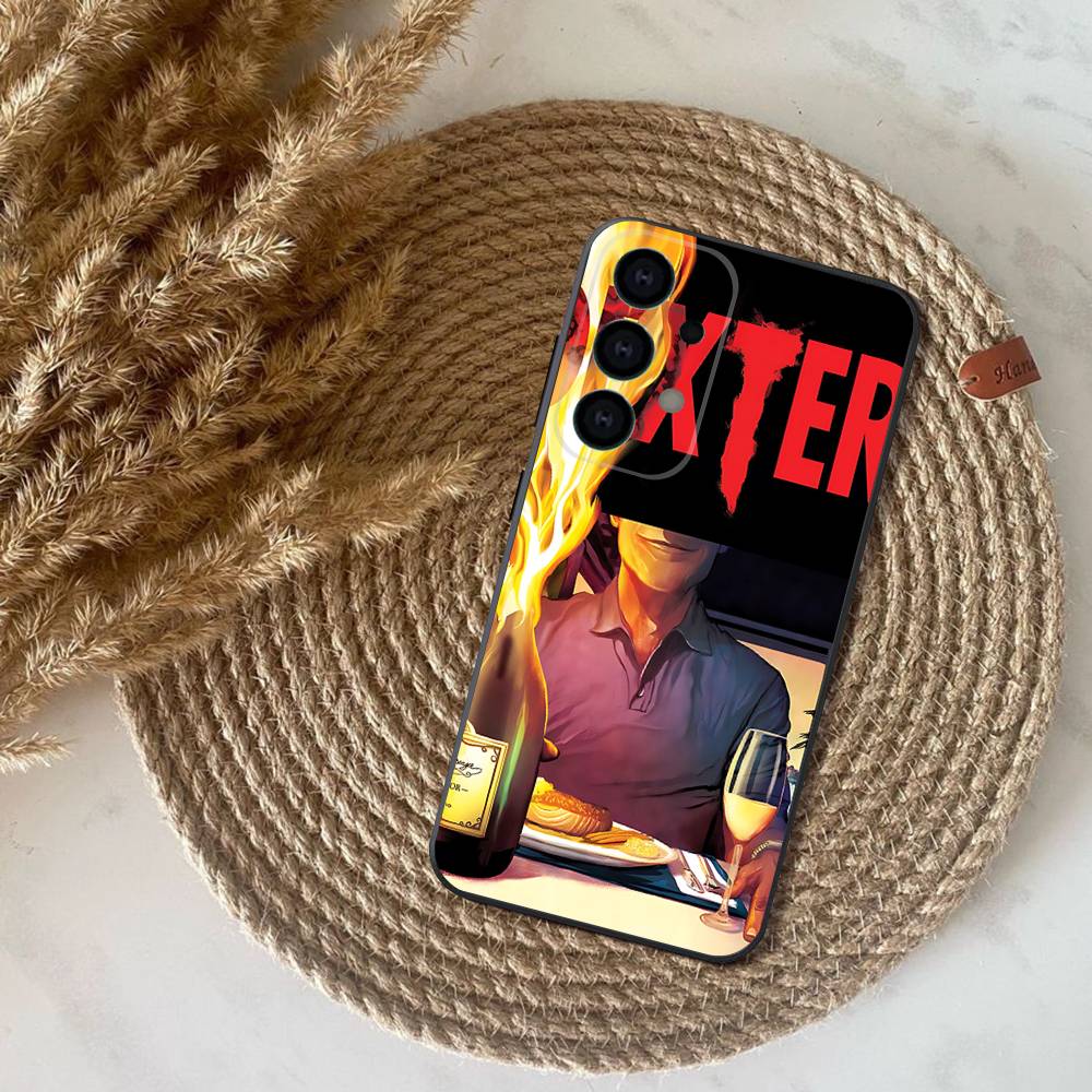 Чехол для телефона Samsung S25, S24, S21, S22, S23, S30, Ultra, S20, Plus, Fe, Lite, Note, 10, 9, 5G D-Dexter Morgan Черный Чехол