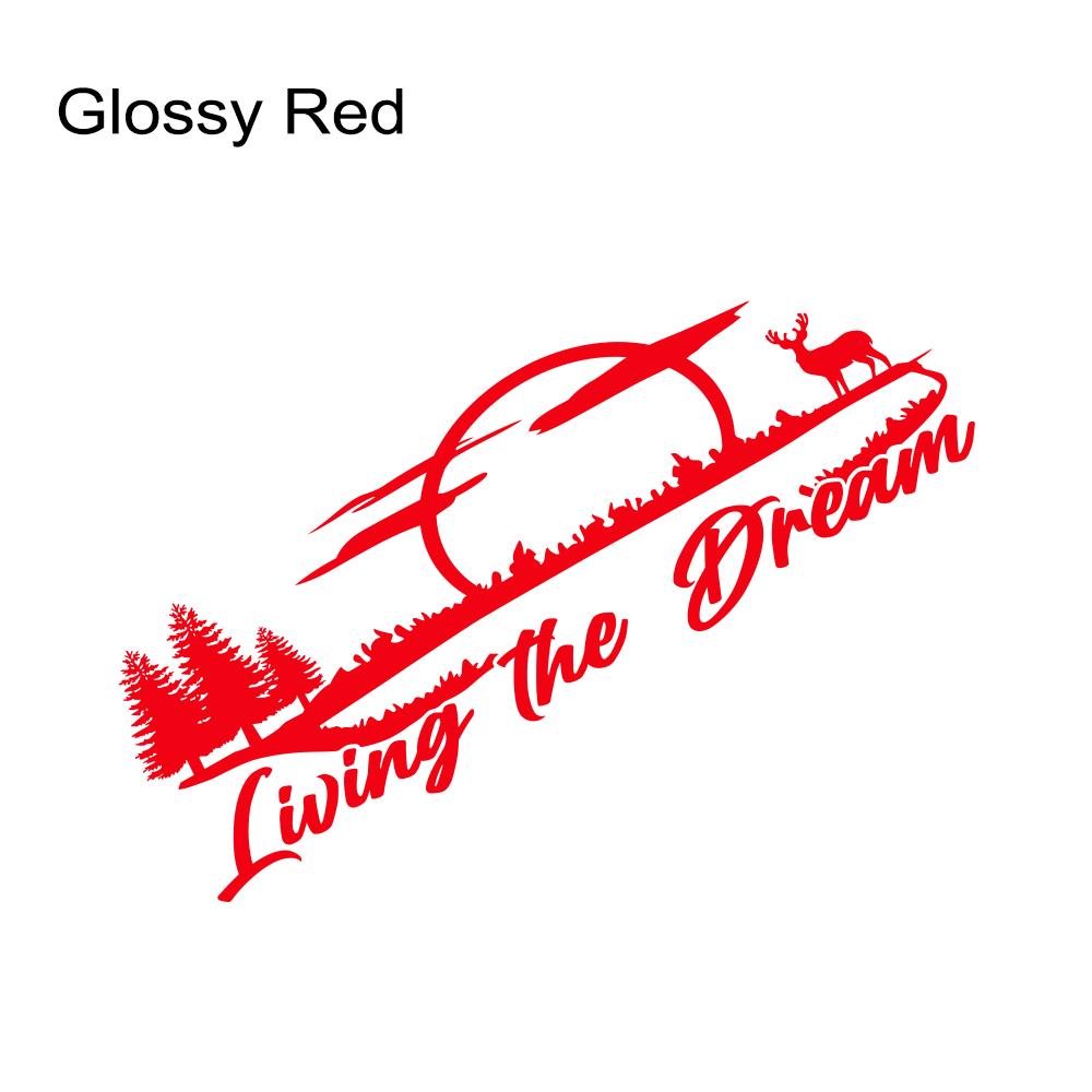 Наклейка на заднюю дверь автомобиля для Fiat Scudo, аксессуары для тюнинга Camper Van Living The Dream, графика, винил