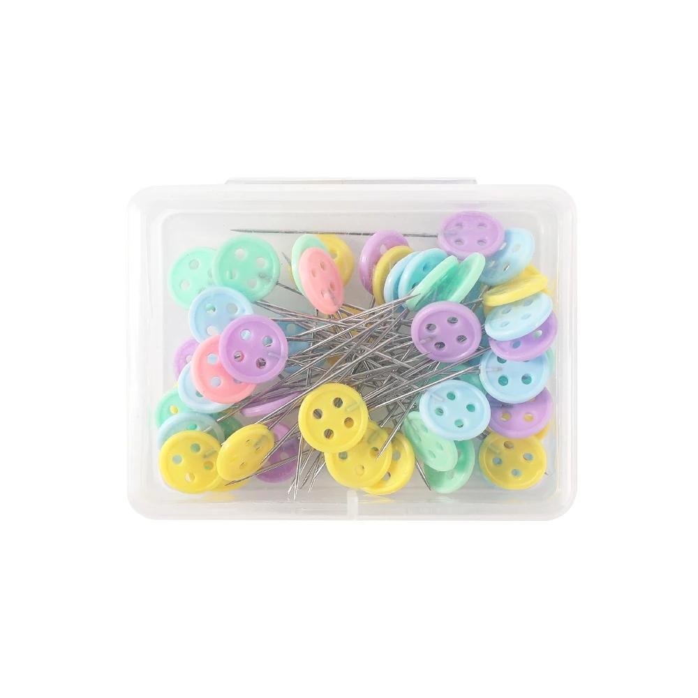 200/50 шт. новые булавки для шитья вышивки пэчворк инструменты фиксированная булавка пуговица булавка пэчворк булавка для домашнего шитья своими руками позиционирование