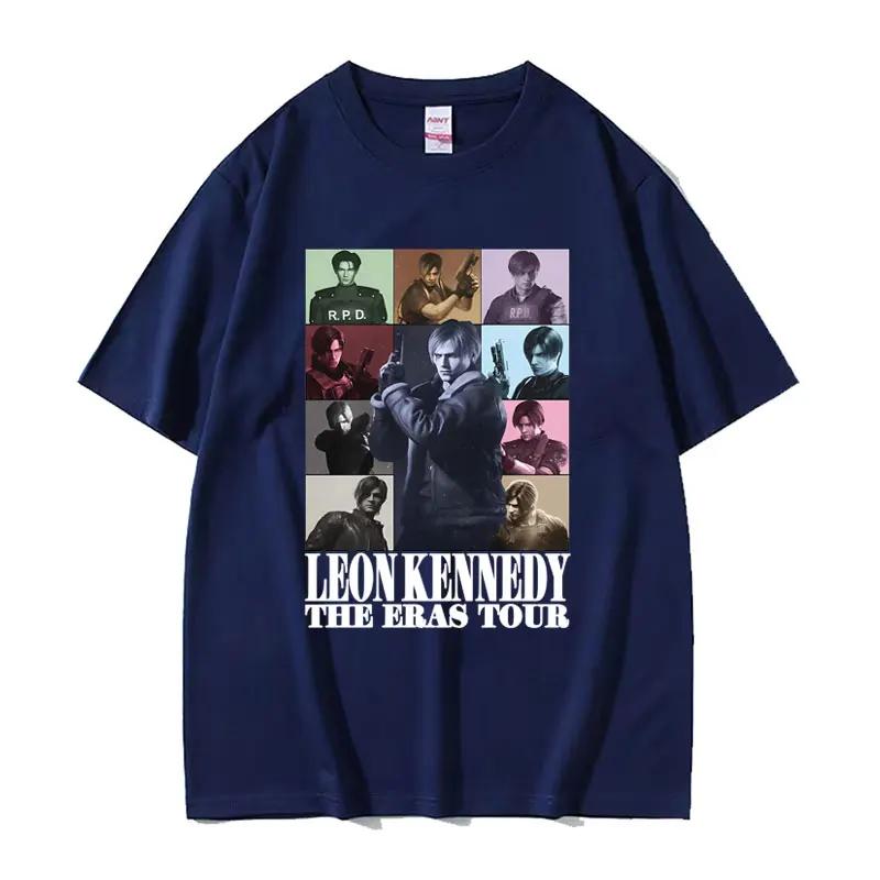 Limited Leon Kennedy The Eras Tour Graphic Tshirt for Unisex Women Fashion Retro Cool T Shirts Casual Oversized T Shirt Streetwear