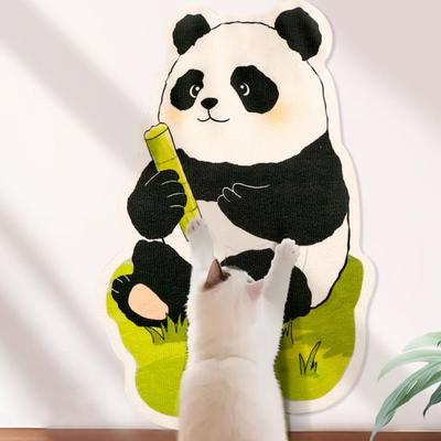 Yousheng Защита мебели от царапин для кошек Клейкий коврик для царапания кошек Фетр Милый панда Форма животного Коврик для царапания кошек для стены двери дивана