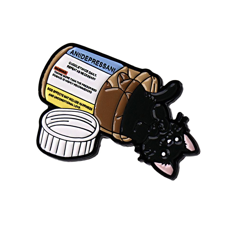 Flower Funny Quotatio Enamel Pin Movie Brooches Bag Lapel Pin Cartoon Holiday Backpack Decoration Jewelry Gift for  Friends