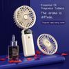 1 шт. ароматерапевтический мини-ручной маленький вентилятор портативный портативный бесшумный офисный стол для студентов в общежитии зарядный уличный ручной вентилятор