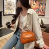 Кожаная женская сумка через плечо, модная, высококачественная, с текстурой Ins, нишевая сумка, сумка через плечо, маленькая квадратная сумка
