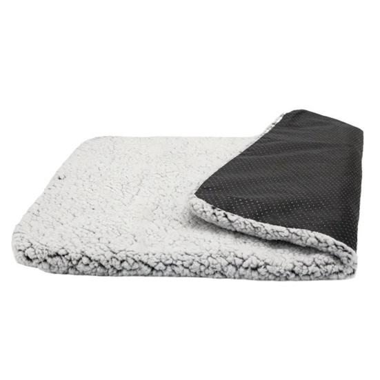 Самонагревающаяся кошачья подстилка Термо подстилка для питомцев Кровать с нескользящим основанием Неэлектрическая грелка для кошек со съемным моющимся чехлом для собак кошек дивана пола