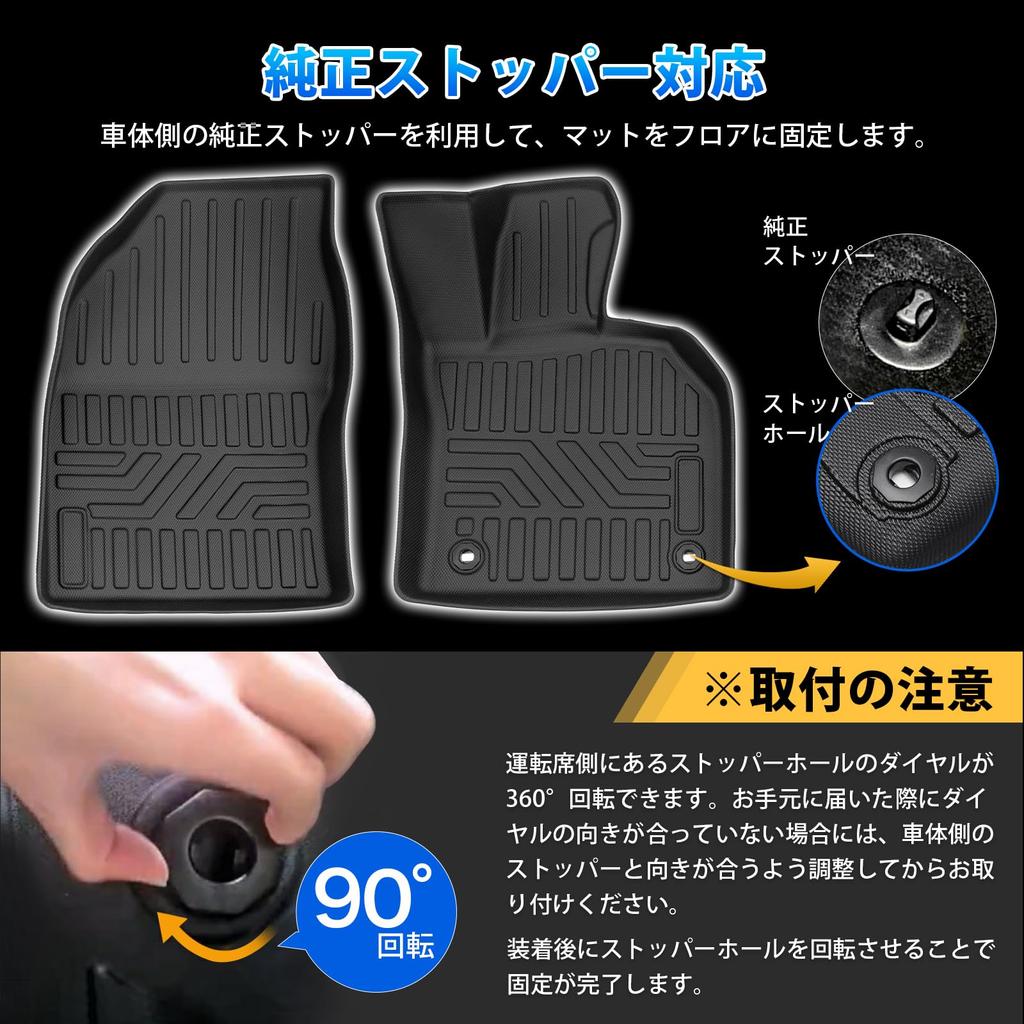 GIMUYA Коврики для пола Toyota New 60 Series Prius 3D Водонепроницаемые 3D Структура Автомобильные коврики PRIUS Эксклюзивный дизайн TPE Материал Аксессуары Интерьерные Кастомные Детали