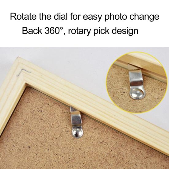 8/10-дюймовая деревянная рамка для плаката Высокое стекло Искусство Горизонтальная Вертикальная Современная Четкость Галерея Гостиная