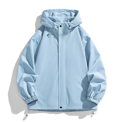 Американская однотонная куртка для мужчин, новая весенняя, модная, свободная, универсальная спортивная куртка