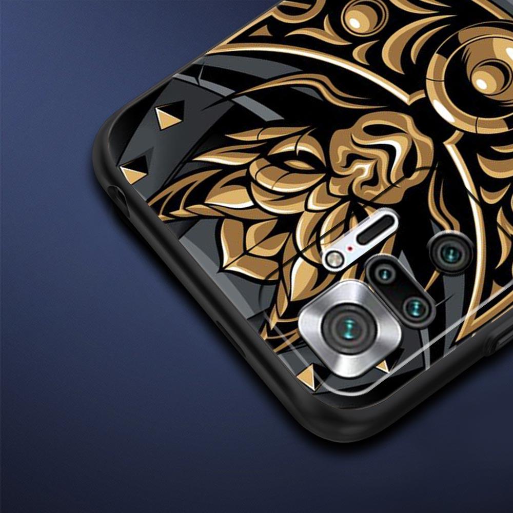 Чехол для телефона Japan Samurai Oni Mask для Xiaomi Redmi Note 14 13 5G 10 11 12 Pro Plus 4G 14C 13C 12C 10C Черный