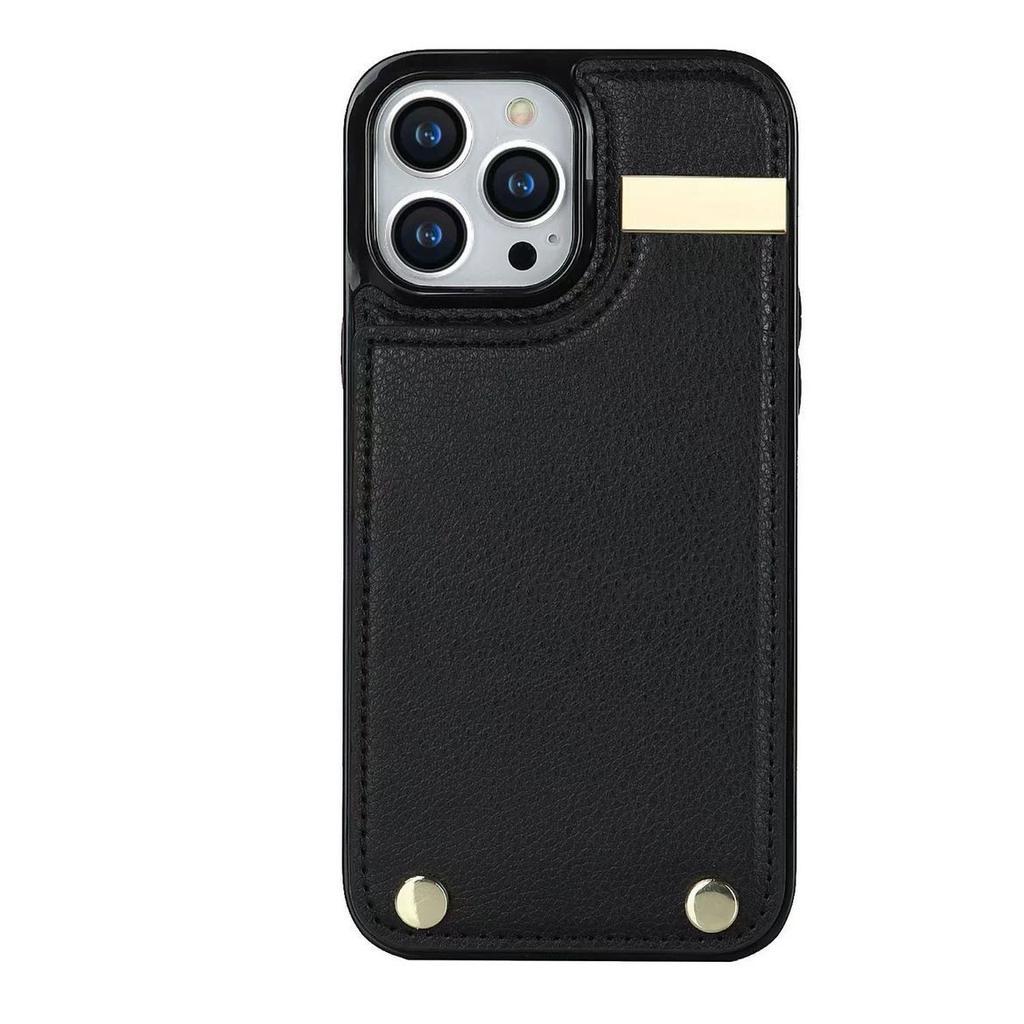 The Back Cover of the Card Bag Is Suitable for iPhone14 Pro Mobile Phone Case Apple 11/12/13/15 Pro Max Protective Case.