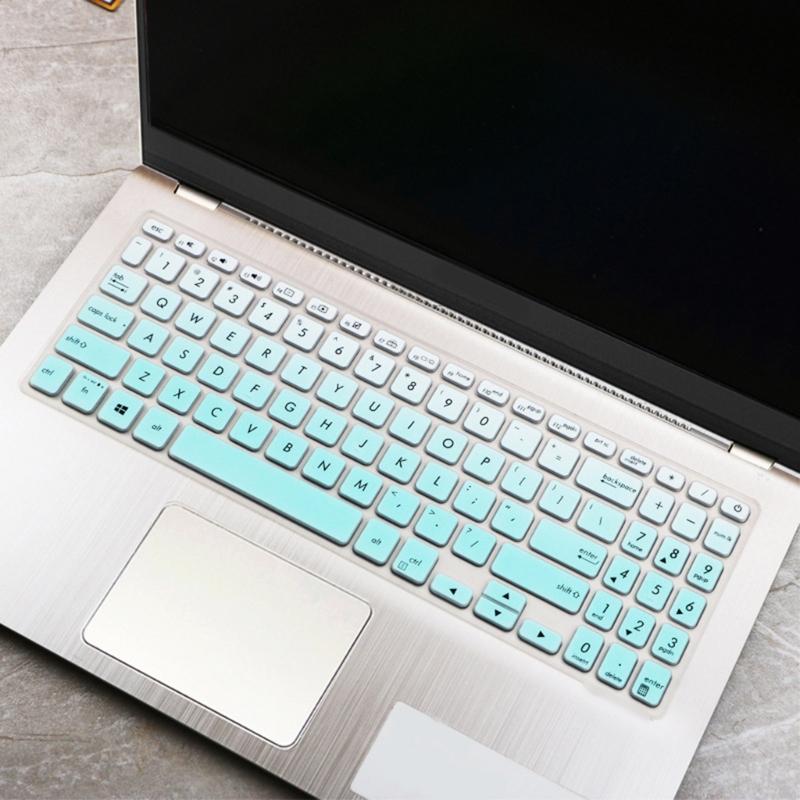 Силиконовые защитные чехлы для клавиатуры для ноутбука FL8700F S530UN, защищающие от пыли и пролитой жидкости, полупрозрачные