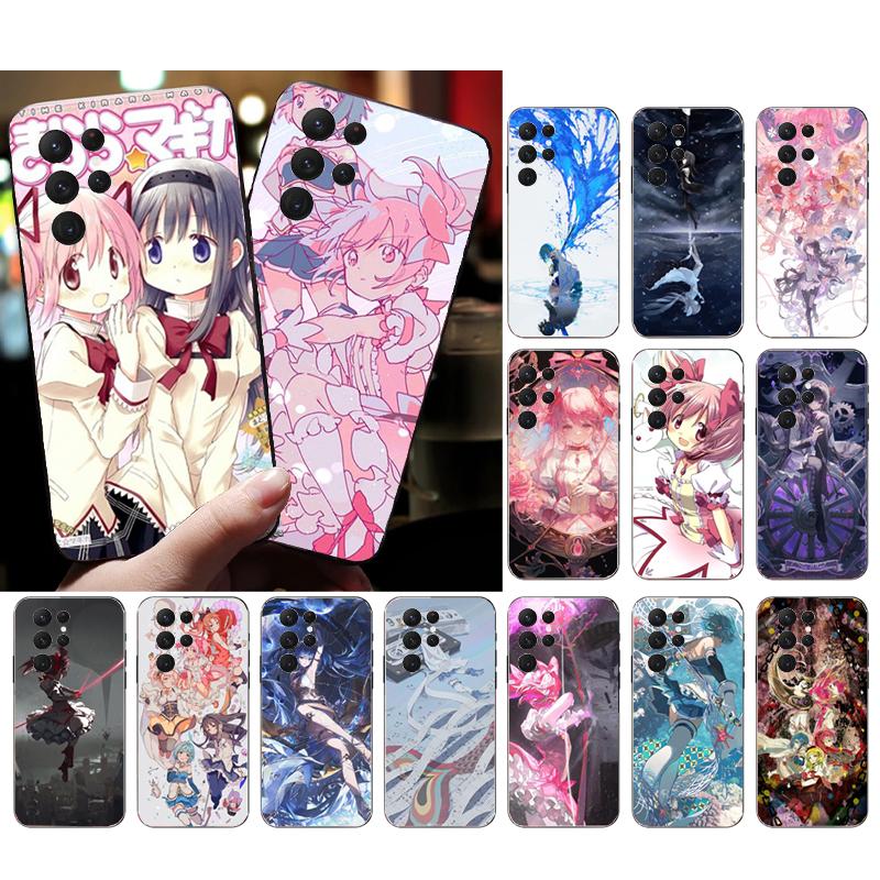 Чехол для телефона Samsung Galaxy S26 S25 S24 S23 S22 Ultra S23 S22 S25 Plus S24 FE S26Edge Puella Magi Madoka Magica