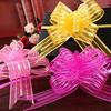 10Pcs 50mm Pull Bow Multicolor Elegant Organza Durable DIY Ribbon Bow for Party