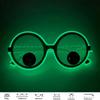 Round Frame Glowing Glasses Rotating Eyeballs Party Glasses Anime Novelty Glasses  Halloween Party