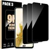 Tempered Glass Screen Protector - BOOLING - Compatible Samsung Galaxy A17 - Pack of 3 - Shock-Resistant - Anti-Spy