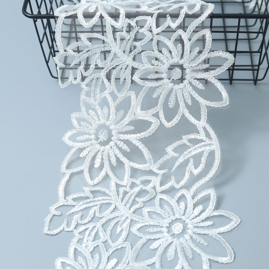 Clothing Accessories Car Bone Lace Lace Transparent Beads Three-In-One Lace Wedding Dress 19Cm