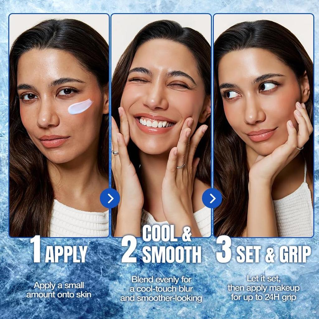 TFIT ICY BLUR ART PRIMER 30ml, Refreshing Cooling Texture, Soft Blur Pores, Soothe Skin Discomfort, Korean Cosmetics, Korean Makeup