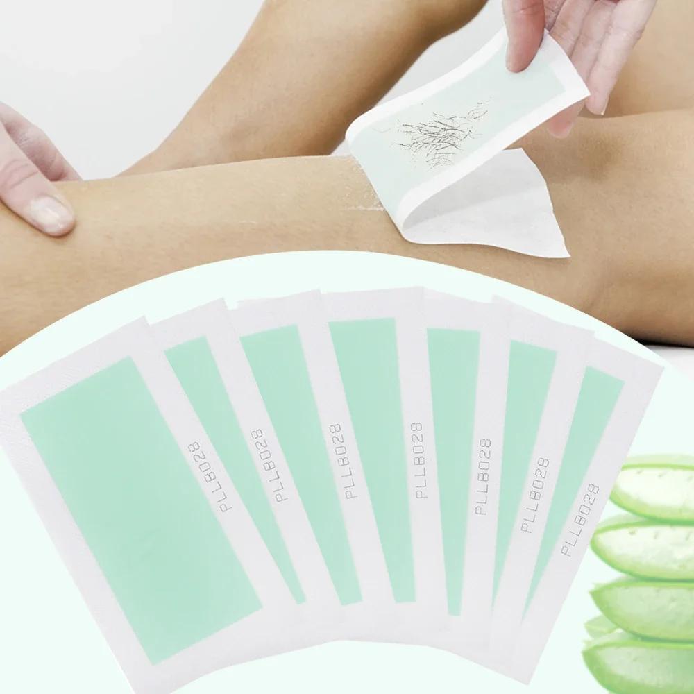 150PCS Painless Fast Hair Removal Wax Strips Facial Body Hair Removal Bikini Leg Arm Hair Removal Patch Unisex Women Beauty Tool
