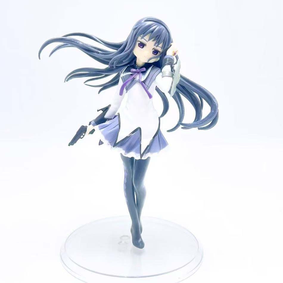 sold Magical girl Anime Figure Kaname Madoka Action Figure Kawaii Akemi Homura Figurine cute Loli Collection Model Toy Gift