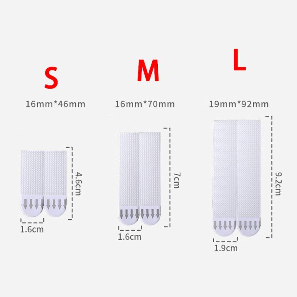 4 Pairs Punch-free Photo Frame Tape Strips Self Adhesive Poster Frame Hanging Stickers Home Office