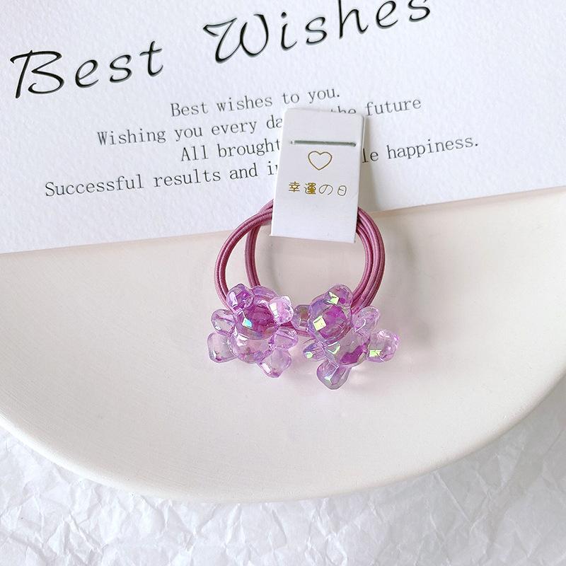 New Bow Cute Rope Children Baby Elastic Hair Rubber Bands Accessories Kids Girl Headband Tie Ring Headwear Scrunchie