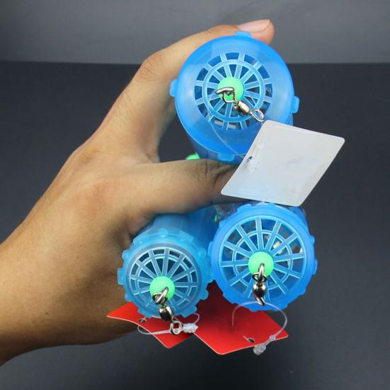 Large Capacity Compact Size Portable Fishing Reusable Luminous Bait Trap Cage