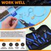 4 Pieces Beading Pliers Kit Jewelry Bead Crimping Pliers Flush Cutter Essential Tool for DIY Project and Jewelry Making