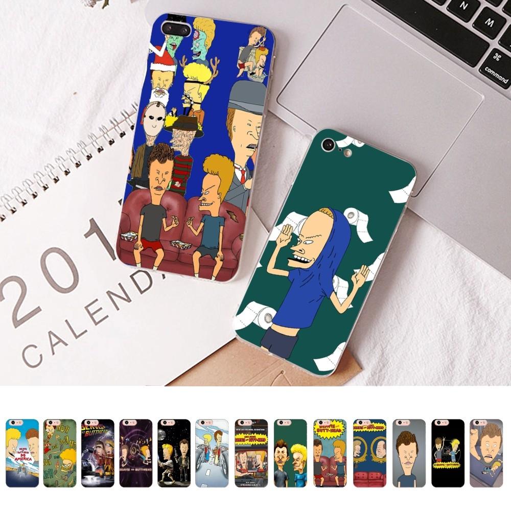 Чехол для телефона Beavis And Butthead для iPhone 8 7 6 6S Plus X SE 2020 XR XS 14 11 12 13 Mini Pro Max Чехол для мобильного телефона