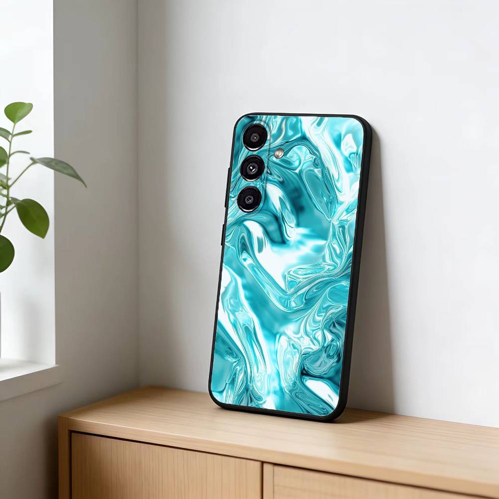 Чехол из жидкого металла L для Samsung Galaxy A91, 80, 73, 72, 71, 53, 52, 32, 31, 22, 21s, 20, Мягкий черный чехол