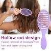 Vented Hair Brush Portable Anti-static Thin Thick Curly Long Wet Dry Hair Blow Drying Paddle Brush Women Girls Scalp Massage Hair Styling Detangling