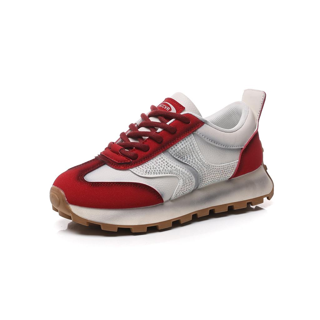 Сетчатые низкие туфли для папы женские весенние новые дышащие студенческие спортивные увеличивающие рост досуг