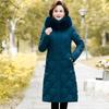 2023 Middle-aged and Women's Jacket Long Knee Length Down Jacket Thickened Oversized Jacket
